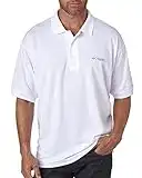 Columbia Men's Perfect Cast Polo Fishing Shirt (White, XX-Large)