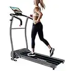 Kinetic Sports KST1650FX Laufband 500 Watt leiser Elektromotor 6 Pogramme, GEH- und Lauftraining, Tablethalterung, stufenlos einstellbar bis 10 km/h, klappbar