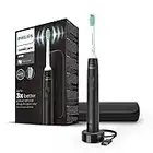 Philips Sonicare 3100 Series Sonic Electric Toothbrush with Pressure Sensor and BrushSync Replacement Reminder, HX3673/14, Black