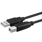 axGear 10Ft 10F High Speed USB 2.0 Type AB A Male to B Male Cable A-B MM Cord Wire