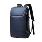 FANDARE Antivol Sac à Dos Ordinateur Portable 15.6 Pouces avec USB Homme Femme Sac à Dos d'affaires Imperméable Daypacks Fonctionnel Portable pour Voyage/Loisirs/Affaire/Scolaire/Université Bleu