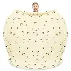 Zulay (71 Pouces) Couverture Tortilla Géante Double Face - Grande Couverture Tortilla Nouveauté pour Adultes et Enfants - Couverture Tortilla Ronde en Flanelle Douce pour Voyage, Maison et Plus