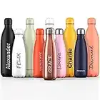 Proworks Botellas de Agua Deportiva de Acero Inoxidable | Cantimplora Termo con Doble Aislamiento para 12 Horas de Bebida Caliente y 24 Horas de Bebida Fría - Libre de BPA - 500ml – Cobre