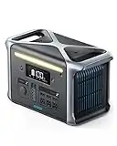 Anker SOLIX F1200 Portable Power Station, PowerHouse 757, 1500W Solar Generator, 1229Wh Battery Generators for Home Use, LiFePO4 Power Station for Outdoor Camping, and RVs (Solar Panel Optional)