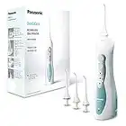 Panasonic EW-1311 Idropulsore senza Fili a Tripla Azione, 3 Modalità di Getto Acqua/Aria, Beccuccio Rotante, Ampio Serbatoio, Design Ergonomico, Bianco e Verde