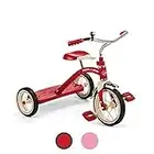 Radio Flyer Classic Red 10" Tricycle for Toddlers Ages 2-4, Toddler Bike