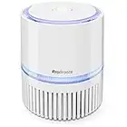 Pro Breeze Purificador de Aire Mini con Auténtico Filtro HEPA e Ionizador - Limpiador de Aire Personal de Escritorio con Luz Nocturna - para Hogar, Trabajo, Oficinas | USB y Alimentación Principal