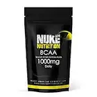 Nuke Nutrition BCAA Capsules | 60 Capsules 1000mg | Advanced Essential Amino Acids Supplement to Build Lean Muscle | Boost Recovery, Muscle Building & Growth | Leucine, Isoleucine & Valine | Vegan