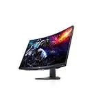 Dell Curved Gaming Monitor 27 Inch Curved with 165Hz Refresh Rate, QHD (2560 x 1440) Display, Black - S2722DGM