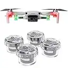 Motutech 4 Stück Nachtfluglicht für DJI Air 2S / DJI FPV/Mavic Mini 2 / Mini/Air 2 / Air/Mavic Pro 2 / Mavic Pro 2 / Mavic Pro Blinker, bunt, Warnlicht, Nachtlicht, Lampe