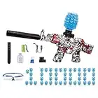 Hodfid Gel Ball Guns | AKM-47 Cool Splatter Ball Guns with 10000pcs Water Beads | Electric Gel Blasters Splat Ball Guns | Airsoft Slatterball PistoI Guns for Adults and Kids Age 14+