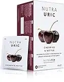 NutraUric - Aide contre l’'acide urique - contient de la cerise et de l'ortie naturelles - 20 Sachets de thé enveloppés - par NutraTea - Tisane