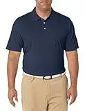 Amazon Essentials Polo de Golf de Secado rápido y Corte Recto (Disponible en Talla Grandes y Largos Especiales) Hombre, Azul Marino Oscuro, XL