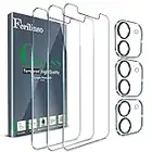 Ferilinso [3+3 Pack] 3 Pack Screen Protector for iPhone 11 with 3 Pack Camera Lens Protector Accessories Tempered Glass Film for iPhone 11 6.1 Inch