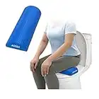 Levantador de asiento de inodoro brasileño BBL Almohada después de la cirugía Almohadas de glúteos para sentarse Espuma Elevador de inodoro Herramienta de asistencia al baño Cojines de silla (azul)