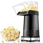 COOCHEER Macchina per popcorn ad aria calda da 1200 W, per la casa, design a grande calibro, con misurino e coperchio rimovibile, senza BPA