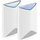 NETGEAR Orbi Pro Tri-Band WiFi System for Business with 3Gbps speed (SRK60) | 2-Pack includes 1 router & 1 wall-mount satellite to cover up to 5,000 sq. ft.