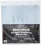 BCW 1-RSLV 33 RPM Record Sleeves (100 Count)