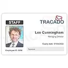 Staff ID Card. Plastic ID Cards and Badges. Professional Identity Cards with Custom Printing, Lanyard and Card Holder Options (1)