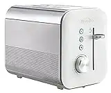 Breville VTT676X Tostador de Dos rebanadas, 850 W, Metal, 2 Ranuras, Blanco