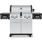 Broil King Regal S 590 Pro Natural Gas Grill - Premium 5-Burner Stainless Steel BBQ