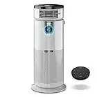 Shark HC502 3-in-1 Clean Sense Air Purifier MAX, Heater & Fan, HEPA Filter, 1000 Sq Ft, Oscillating, Large Rooms, Kitchens, Captures 99.98% of Particles for Clean Air, Dust, Smoke & Allergens, White