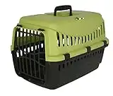 KERBL Box de Transport Expédition pour Chiens 45 X 30 X 30 cm Vert/Gris Foncé