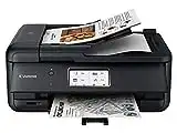 Canon PIXMA TR8620a - All-in-One Printer Home Office|Copier|Scanner|Fax|Auto Document Feeder | Photo, Document | Airprint (R), Android, Black, Works with Alexa