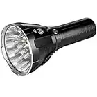 IMALENT MS18 Brightest Flashlight 100,000 Lumens, LED Flashlight 18pcs Cree XHP70.2 LEDs, Rechargeable Powerful Torch Long Throw Up to 1350 Meters, with OLED Display and Built-in Cooling Tools