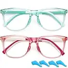 Kids Blue Light Blocking Glasses for Boys Girls Computer Gaming Glasses