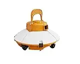 Bestway Robot aspirateur de Piscine Autonome Frisbee Orange pour Piscine à Fond Plat