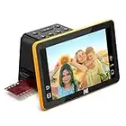 KODAK RODFS70 Kodak Slide And Scan Digital Film Scanner 7 Inches Max - Large 7 Inches LCD Screen, Convert Color and B and W Negatives and Slides 35 mm, High Resolution 22 MP JPEGs,Black