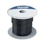 Ancor 184003 Marine Grade Electrical Primary Tinned Copper Boat Wiring (14-Gauge, Black, 18-Feet)