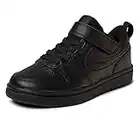 Nike Garçon Court Borough Low 2 Little Kids Shoe, Noir, 35 EU