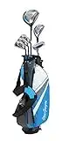 MACGREGOR DCT3000 Junior Juegos completos de Palos de Golf, Boys, Azul Claro y Blanco, 9-12 años