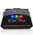 vgate iCar Pro OBD2 Bluetooth 4.0(BLE) Diagnosegerät Auto Automotive Motor Fehlercode-Lesegerät ELM 327 V 2.3 Für Android/IOS-System, kompatibel mit App Torque,OBD Car Doctor