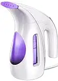 Hilife Steamer for Clothes, Portable Travel Clothing Steamer with 240ml Big Capacity, Strong Penetrating Handheld Garment Steam iron, Removes Wrinkle, for Home, Office and Travel