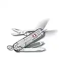 Victorinox Signature Lite 7 Function Small Pocket Knife with LED Light, SilverTech