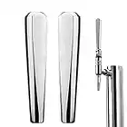 MRbrew Upgraded Beer Tap Handle, 2 PCS Homebrew Commercial Stainless Steel 304 Heavy Duty Standard American 3/8'' Threading Brewing Draft Keg Kegerator Tower Stout Nitro Coffee Tap Beer Faucet Handle