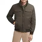 Dockers Men's Stevie Flight Bomber Jacket, Army Green, LG