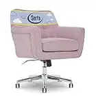 Serta Style Ashland Home Office Chair, Twill Fabric, Lilac