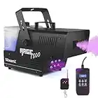 beamz RAGE 1800 DJ Smoke Machine Fog Mist Effect LED DMX Timer & Wireless Remote 3.5L 1800W