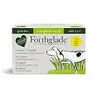 Forthglade Complete Natural Wet Dog Food - Grain Free with vegetables Variety Pack (12 x 395g) Trays - Turkey, Lamb & Duck - Adult Dog Food 1 Year+