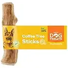 Natural Dog Treats - Legno di Caffè per Cani - Bastoni per Cani da Masticare - Masticativi per Cani - Bastone per Cani in Legno di Caffè - Giochi Naturali per Cani - S - 1U