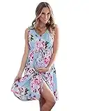 Baby Be Mine 3 in 1 Labor / Delivery / Nursing Hospital Gown Maternity,, Hospital Bag Must Have, Isla, Small-Medium