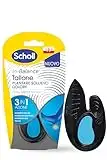 Scholl In-Balance Tallone Plantare Sollievo Dolore, Solette Ortopediche Tallonite, Tendine d'Achille, Plantari con Gel Ammortizzante a Doppio Strato con Supporto Flessibile, Taglia M (40-42), 1 Paio