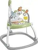 Fisher-Price Baby Bouncer SpaceSaver Jumperoo Activity Center with Lights Sounds and Folding Frame, Sweet Snugapuppy (Amazon Exclusive)