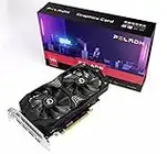 PELADN AMD Radeon RX 580 8GB Tarjeta Grafica Gaming para Juegos, Trabajos Multimedia y edición de Video 3 Puertos DP, 1 Puerto HDMI, GDDR5, Bus 256 bits, GPU Ellesmere, bajo Consumo 130W (Gaming)