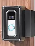 DG-Direct Anti-Theft Video Doorbell Door Mount, Video Doorbell Mount for Home Apartment, Rentals, Businesses, Office Room- Steel & Hard Plastic Doorbell Mount for Most Model- No Need to Drill (Black)