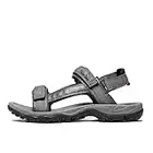 Peter Storm Men's Saunton II Sandals with Adjustable Velcro Straps, Men's Walking Sandals, Beach Shoes for Men, Outdoors, Travelling, Camping and Walking Footwear, Grey, 10